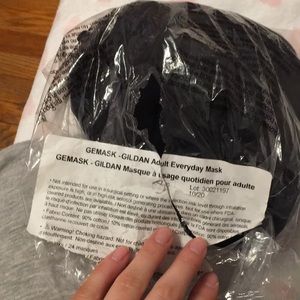 Huge bag of adult masks black never worn